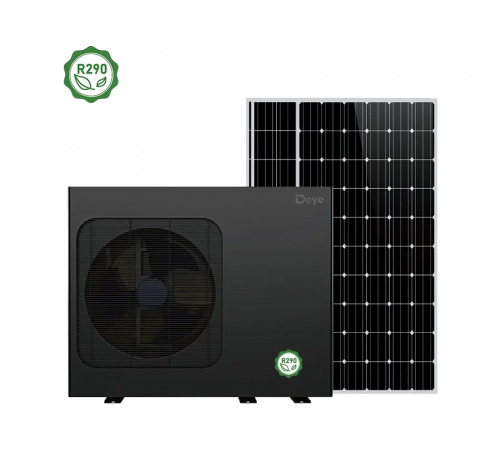 Сонячний DC інвертор тепловий насос R290 16kW повітря-вода DAWG1-ACDC-16R3EP Deye