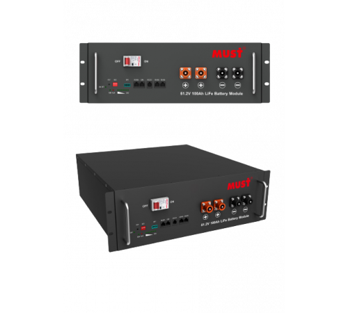 Аккумуляторная батарея LP18-48100 Must (LiFePO4 51,2V 100Ah 5,12kWh)