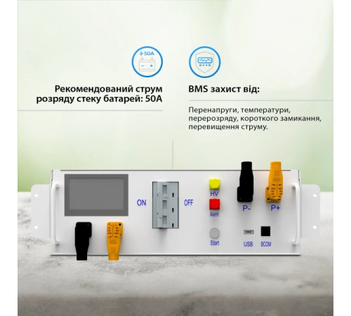 BMS для батарей DEYE BOS-G 120-750Vdc 100A