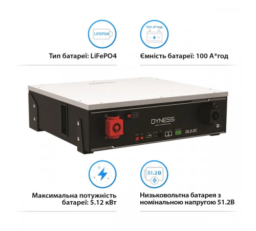 Акумуляторна батарея Dyness DL5.0C 51.2V 100Ah LiFePO4