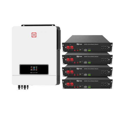 Система зберігання енергії Rayssa MAX8.2K-LDY9.6K1-LFP 8.2kW 9.6kWh 4BAT LiFePO4 6000 циклів