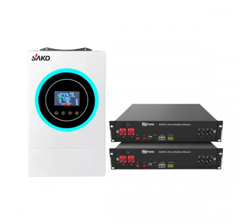 Система зберігання енергії SAKO SUNON6.2K-LDY4.8K1-LFP 6.2kW 4.8kWh 2BAT LiFePO4 6000 циклів