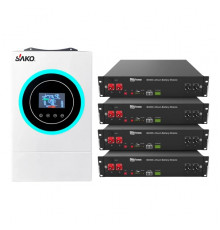 Система зберігання енергії SAKO SUNON6.2K-LDY9.6K1-LFP 6.2kW 9.6kWh 4BAT LiFePO4 6000 циклів