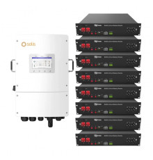 Система зберігання енергії Solis S6-EH3P12K-L-LDY19.2K1-LFP 12kW 19.2kWh 8BAT LiFePO4 6000 циклів