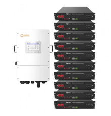 Система зберігання енергії Solis S6-EH3P12K-L-LDY24K1-LFP 12kW 24kWh 10BAT LiFePO4 6000 циклів