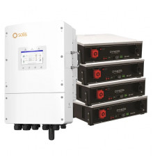 Система зберігання енергії Solis S6-EH3P15K-L-LDY20.48K1-LFP 15kW 20.48kWh 4BAT LiFePO4 6000 циклів