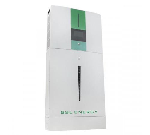 Система зберігання енергії GSL HESS 5kW 200Ah 10.24kWh LiFePO4 2 MPPT 220V Однофазний (HESS5.5kW10kWh)