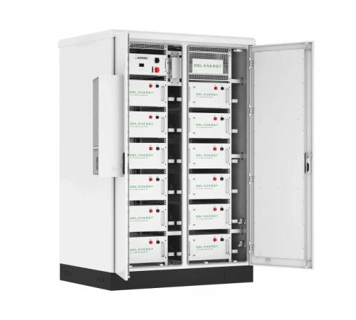 Блок батарей GSL 614.4V 280Ah 172kWh LiFePO4 IP67 Fire Extinguisher Air Conditioner (GSL-BESS-170)