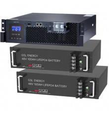 Система зберігання енергії Solarverse SV5048UPSR-2GS9.6K-LFP 5 9.6kWh 2BAT LiFePO4 6500 циклів