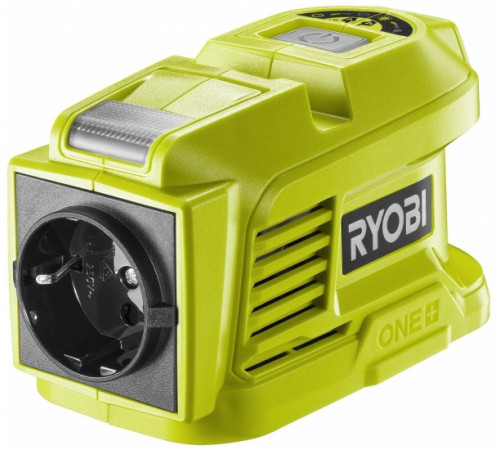 Інвертор напруги акумуляторний Ryobi ONE+ RY18BI150A-0 18В 150/300Вт розетка 1х220В рознім 2хUSB 0.3кг без АКБ та ЗП (5133004895)