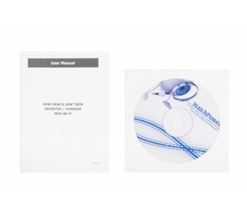 Інвертор сонячний автономний 2E XM KING 6000VA/6000W, 48V, MPPT, 2xTerminal out (2E-XM-KING-6K48T)