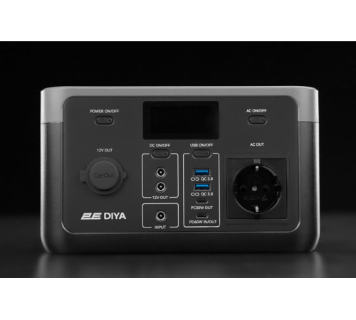 Портативна електростанція 2Е Diya, 300 Вт, 320 Вт/год, швидка зарядка (2E-PPS03032)