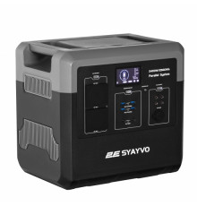 Портативна електростанція 2Е Syayvo 2400 Вт, 2560 Вт/год, WiFi/BT, паралельне підключення, швидка зарядка (2E-PPS24256)