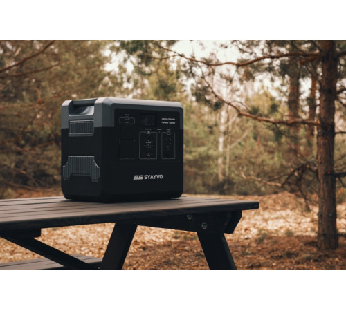 Портативна електростанція 2Е Syayvo 2400 Вт, 2560 Вт/год, WiFi/BT, паралельне підключення, швидка зарядка (2E-PPS24256)