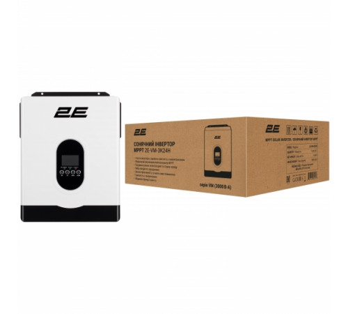 Інвертор сонячний автономний 2E VM-3K24H 3000VA/2700W, 24V, Hi-Voltage MPPT (2E-VM-3K24H)