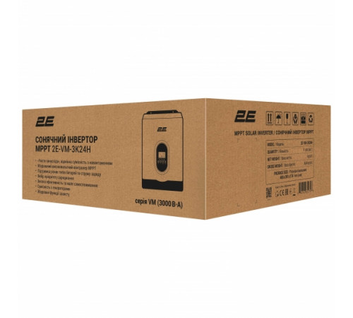 Інвертор сонячний автономний 2E VM-3K24H 3000VA/2700W, 24V, Hi-Voltage MPPT (2E-VM-3K24H)