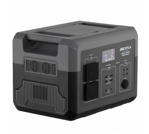 Портативна електростанція 2Е Syla, 1500 Вт, 1280 Вт/год, WiFi/BT, паралельне підключення, швидка зарядка (2E-PPS1512)