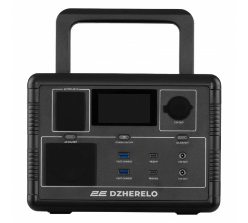 Портативна електростанція 2Е Dzherelo, 600 Вт, 560 Вт/год, швидка зарядка (2E-PPS06056)