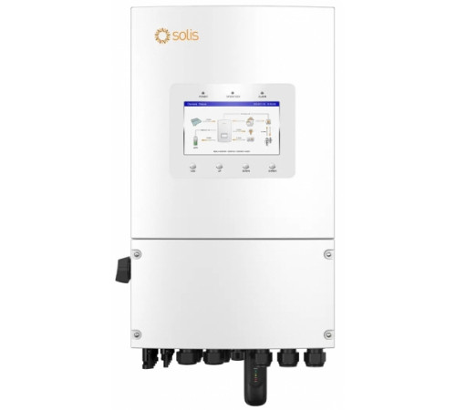Гібридний інвертор однофазний Solis S6 5кВт, 2xMPPT, DC, для LV Batteries (S6-EH1P5K-L-PLUS)