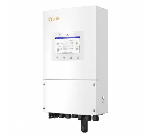 Гібридний інвертор однофазний Solis S6 6кВт, 2xMPPT, DC, для LV Batteries (S6-EH1P6K-L-PLUS)