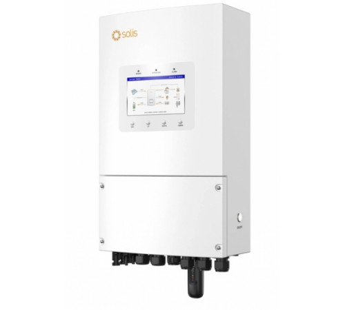Гібридний інвертор однофазний Solis S6 8кВт, 2xMPPT, DC, для LV Batteries (S6-EH1P8K-L-PLUS)