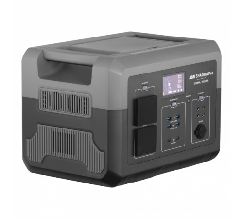 Портативна електростанція 2Е Snagha PRO, 1200 Вт, 1024 Вт/год, WiFi/BT, швидка зарядка (2E-PPS1210-PRO)