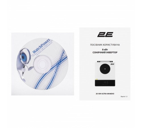 Інвертор сонячний автономний 2E XM ULTRA 8000VA/8000W, 48V, 2 MPPT, 2xTerminal in/out (2E-XM-ULTRA-8K48DIO)
