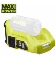 Інвертор напруги акумуляторний Ryobi Max Power RY36BI300A-0 36В 300/500Вт розетка 1х220В роз'єм 1хUSB 1хType-C 0.85кг без АКБ та ЗП (5133004893)