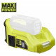Інвертор напруги акумуляторний Ryobi Max Power RY36BI300A-0 36В 300/500Вт розетка 1х220В роз'єм 1хUSB 1хType-C 0.85кг без АКБ та ЗП (5133004893)