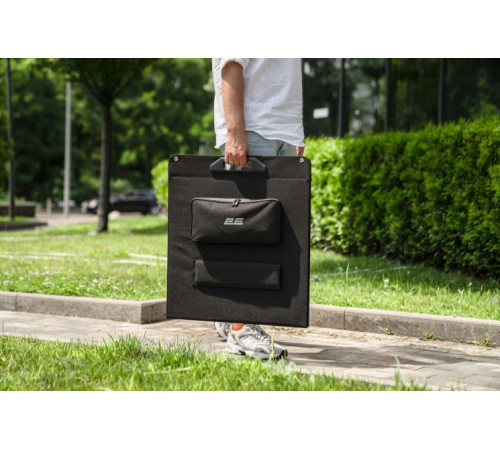 Комплект Портативна електростанція Segway CUBE 1000, 2584 Вт заг (R-Drive 4400 Вт), 1024 Вт/год, IPX3, BT, розширення ємності, швидка зарядка + портативна сонячна