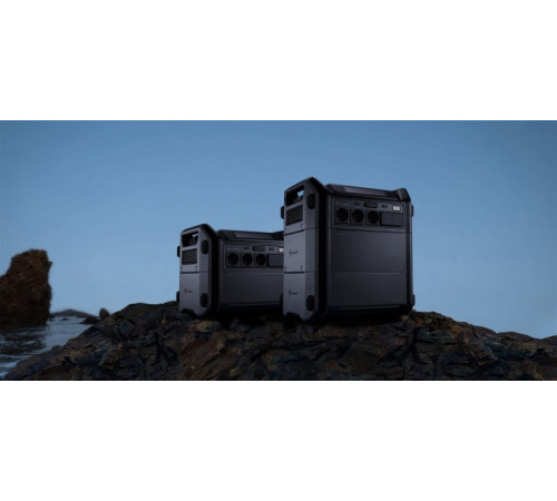 Комплект Портативна електростанція Segway CUBE 1000, 2584 Вт заг (R-Drive 4400 Вт), 1024 Вт/год, IPX3, BT, розширення ємності, швидка зарядка + портативна сонячна