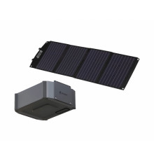 Комплект Батарея розширення ємності Segway CUBE BTX-1000, 1024 Вт/год, 51.2В, IP56, швидкий монтаж + портативна сонячна панель 120 Вт (AA.13.04.02.0002-SET120)