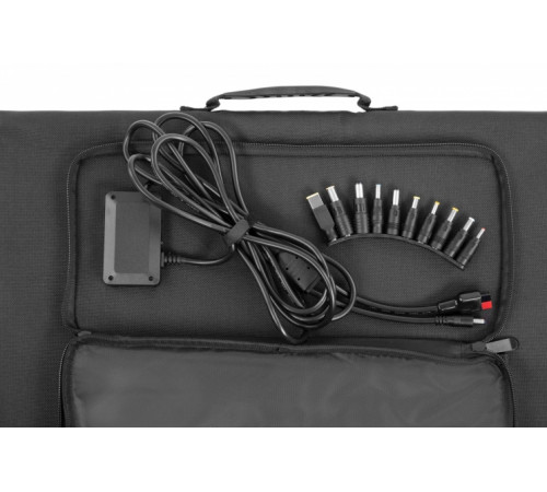 Комплект Батарея розширення ємності Segway CUBE BTX-1000, 1024 Вт/год, 51.2В, IP56, швидкий монтаж + портативна сонячна панель 120 Вт (AA.13.04.02.0002-SET120)