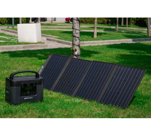 Комплект Батарея розширення ємності Segway CUBE BTX-1000, 1024 Вт/год, 51.2В, IP56, швидкий монтаж + портативна сонячна панель 120 Вт (AA.13.04.02.0002-SET120)