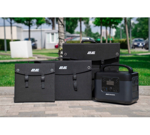 Комплект Батарея розширення ємності Segway CUBE BTX-1000, 1024 Вт/год, 51.2В, IP56, швидкий монтаж + портативна сонячна панель 120 Вт (AA.13.04.02.0002-SET120)