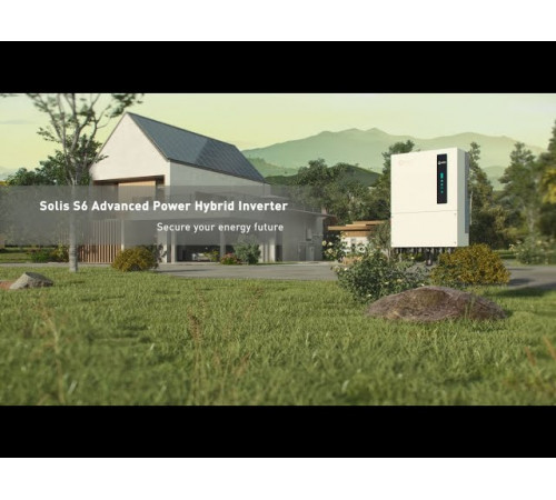 Гібридний інвертор трифазний Solis S6 20кВт, 4xMPPT, DC, для HV Batteries (S6-EH3P20K-H)