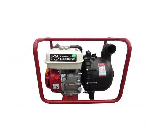 Мотопомпа рукав 50мм, 30м3/год, підйом 25м, для хімікатів, SCCP50H, з двиг. HONDA GX160