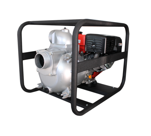 Мотопомпа рукав 100мм, 85м3/год, підйом 25м, шлам/брудна вода, дв.Senci SC420