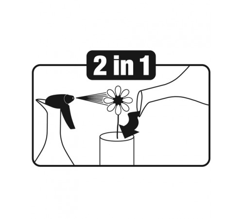 Обприскувач ручний 0,8л Дизайнерський салатовий