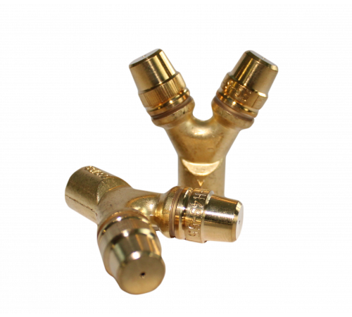 Сопло подвійне латунне для обприскувачів 405Т, 410Т, 505Т, 510Т
