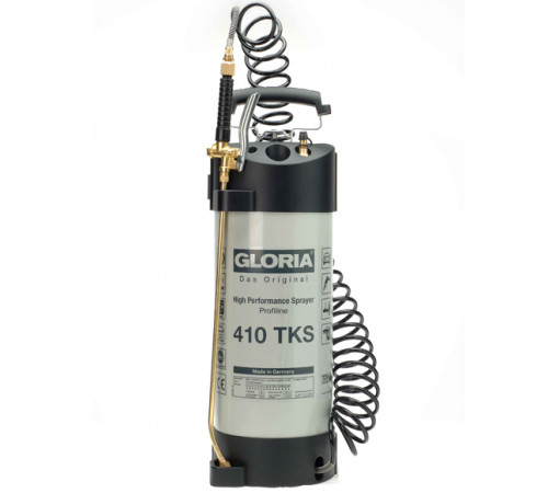 Обприскувач ручний 10л Profi 410TKS маслостійкий, спірал.шланг-5м, з підєднанням до компрес.