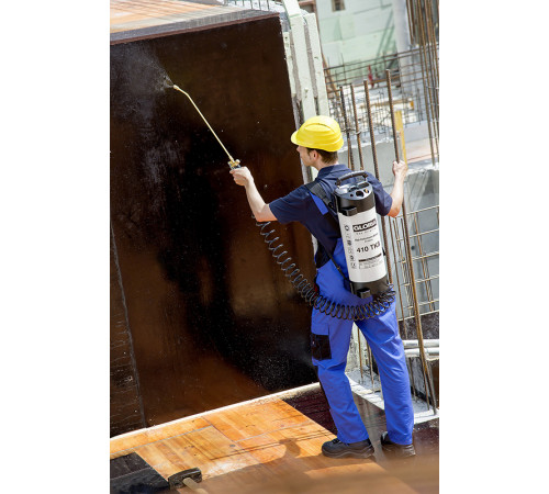 Обприскувач ручний 10л Profi 410TKS маслостійкий, спірал.шланг-5м, з підєднанням до компрес.