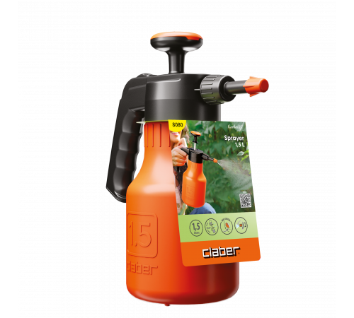 Обприскувач ручний 1,5л, 360град, тиск-3бар, прокладки Viton