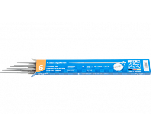 Напилок 4,8*200мм для заточування ланцюгів, круглий