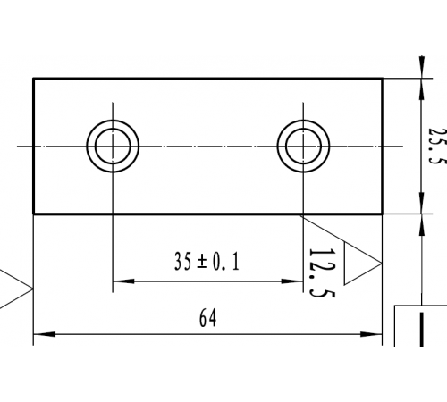 Ніж для подрібнювача садового DS2800/45, DS2500/40 (2шт.)