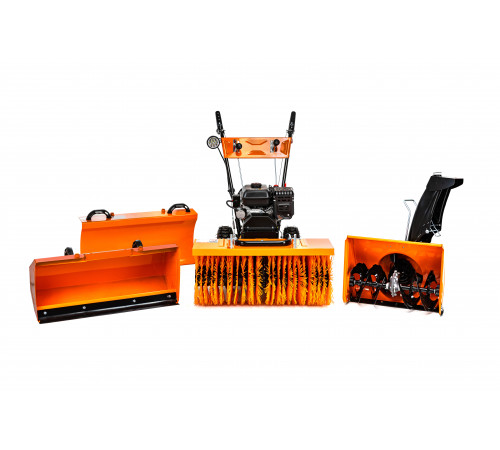 Підмітальна машина бенз. SW800E, 6к.с., ширина щітки 800мм, діаметр 345мм, 5вперед/2назад, електростарт