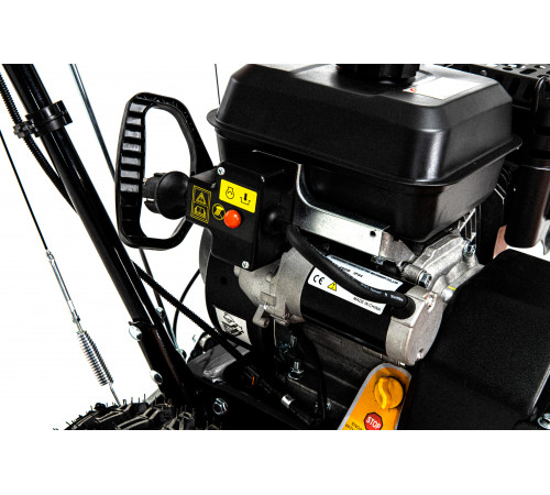 Підмітальна машина бенз. SW800E, 6к.с., ширина щітки 800мм, діаметр 345мм, 5вперед/2назад, електростарт