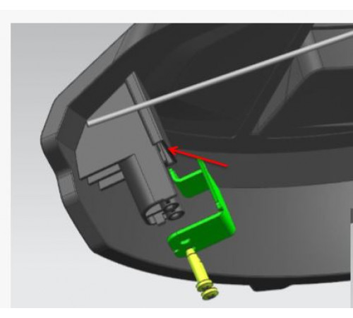 Ніж до захисту косильної головки тріммера акум. ST1400E-ST-S