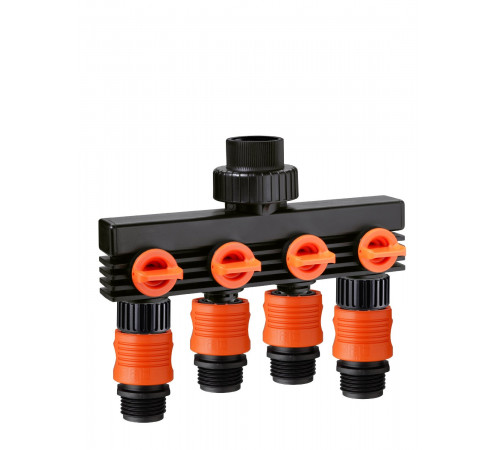 Розподілювач 3/4"В вихід 4-х канальний адаптер конектора бл.