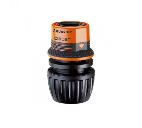 Конектор 1/2"-3/4" аквастоп для поливального шлангу, Ergogrip бл.